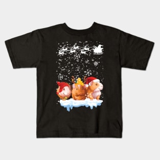 Funny Guinea Pig Christmas Tree Ornament Decor Kids T-Shirt